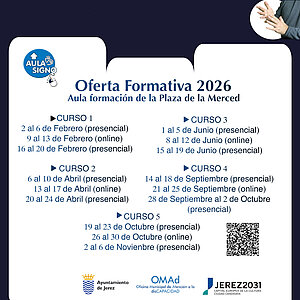 Oferta formativa Lenguaje de Signos