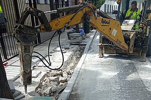 El Ayuntamiento ha realizado trabajos de mejora de accesibilidad en la calle Rosario