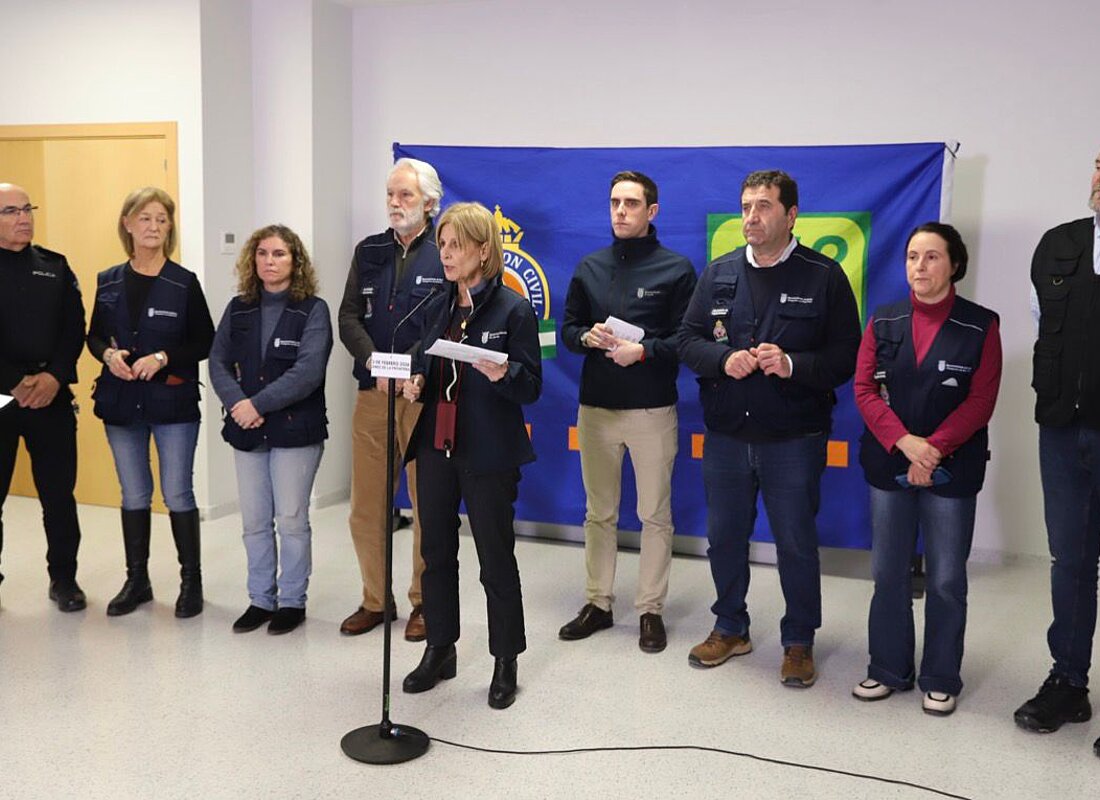 La alcaldesa informa de las medidas adoptadas ante la llegada de la borrasca Leonardo