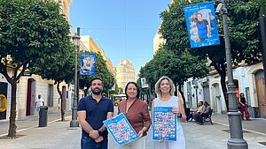Nela García muestra su apoyo al comercio de proximidad