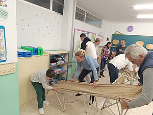 El Ayuntamiento acondiciona el CEIP Virgen del Mar para acoger desalojados