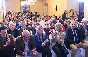 La alcaldesa ha felicitado a las ciudades que continúan el proceso para Capital Europea de la  Cultura