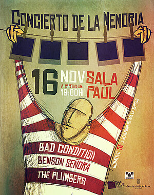cartel concierto de la memoria