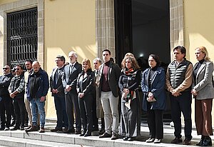 Fotografía de familia del minuto de silencio