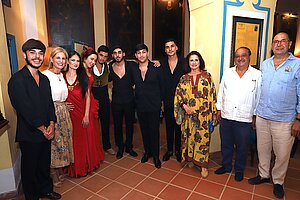 La alcaldesa asiste al festival flamenco solidario