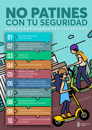Campaña 'No patines con tu seguridad'