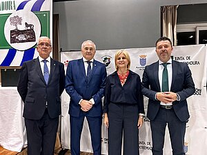 La alcaldesa durante el acto