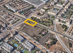 Emplazamiento de la nueva estación de Renfe en la zona norte