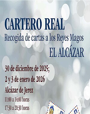 Cartel recogida de cartas Cartero Real