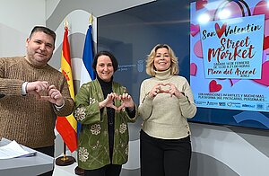 Nela García presenta la iniciativa San Valentín Street Market