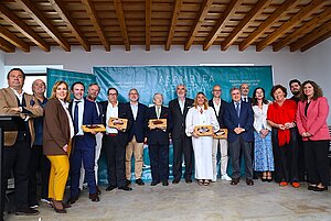 Antonio Real y Susana Sánchez asisten a la entrega de premios de la Academia Andaluza de Gastronomia