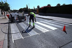 El área de Servicios Públicos sigue reforzando la seguridad vial