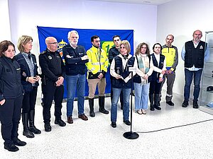 La alcaldesa informa de los últimos datos del temporal