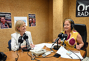 Alcaldesa es entrevistada en Onda Jerez radio