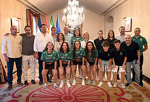 Foto de familia de la recepción