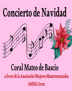 Cartel concierto de Navidad