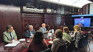 Agustín Muñoz y Antonio Real han mantenido una reunión en Sevilla con el proyecto de Semana Santa Internacional