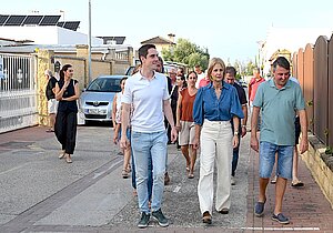 La alcaldesa ha realizado una visita técnica a la barriada El Pimiento
