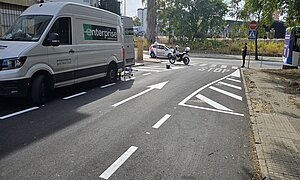 El Ayuntamiento ha reordenado el tráfico de la calle Jorge Bocuze