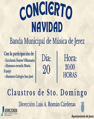 Cartel concierto Banda Municipal de Música