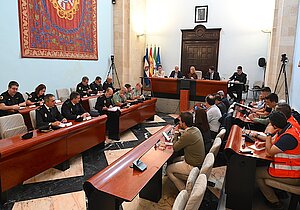 Alcaldesa preside la Junta Local de Seguridad de Navidad