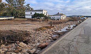 El arroyo Buitrago está desaguando con normalidad