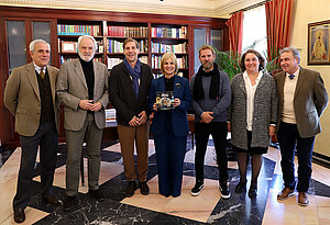 Alcaldesa recibe promotores Cine Jerezano