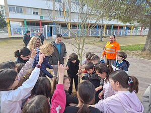 Archivo. Jaime Espinar visita el Parque del Retiro
