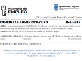 Oferta Agencia Empleo Jerez