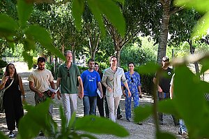 Jaime Espinar visita el Parque de Santa Teresa