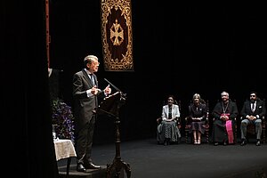 La alcaldesa asiste al Pregón de la Semana Santa 2026