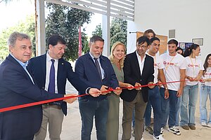 Antonio Real y Yessika Quintero asisten a la Feria Gurme de la UCA