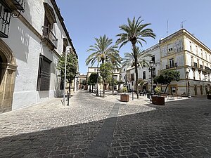 La plaza Rafael Rivero tendrá restricciones de tráfico a partir del próximo lunes