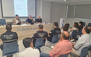 La Jefatura de la Policía Local ha acogido una reunión de cara a la Vuelta Ciclista