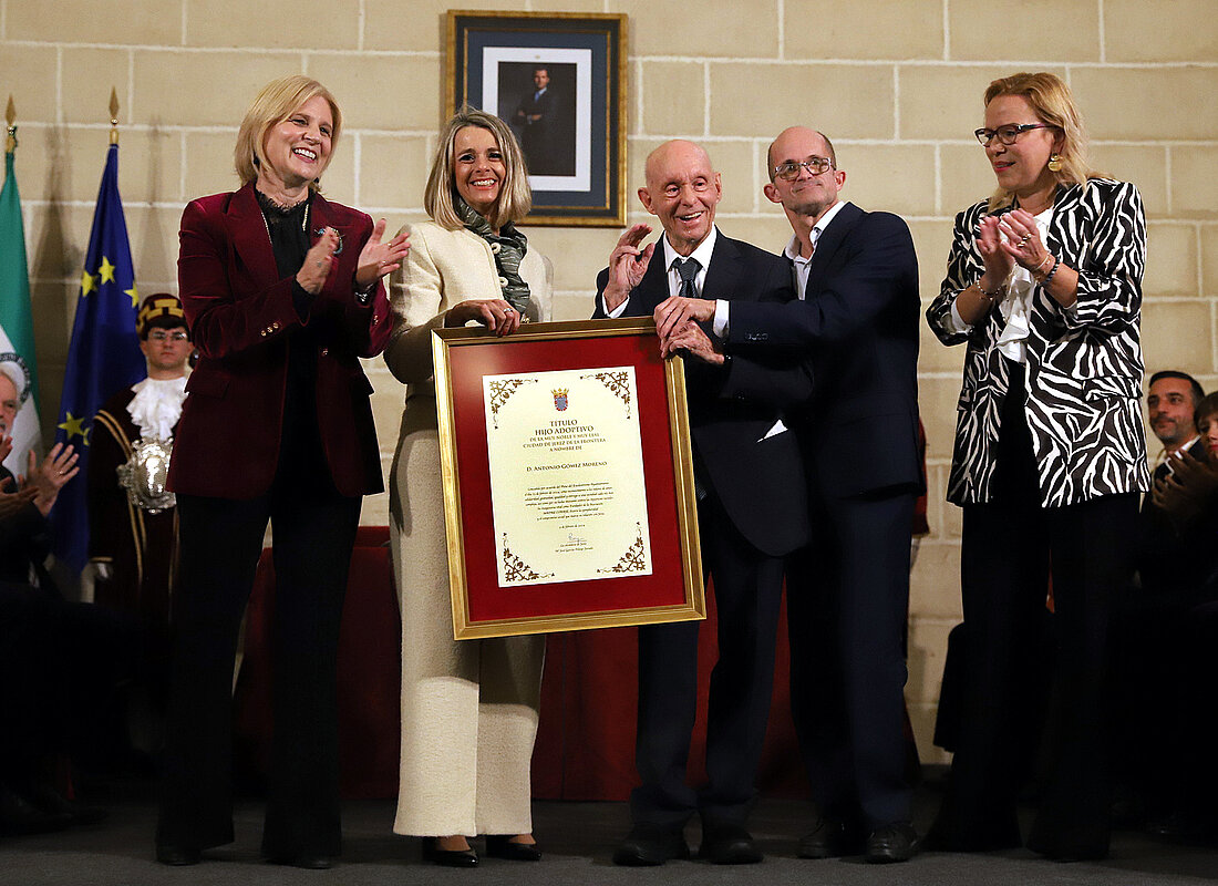 Antonio Gómez fue nombrado Hijo Adoptivo de la Ciudad