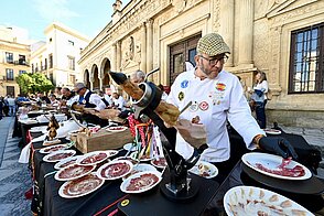 Cortadores de jamón solidarios