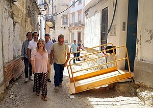 Visita a obras en Juana de Dios Lacoste