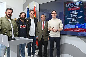 Jaime Espinar y Paco Zurita presentan la Fiesta Fin de Año