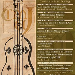 cartel música antigua