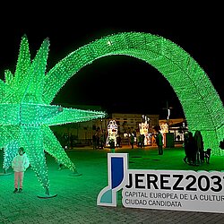 Estrella de Jerez en la Plaza Belén