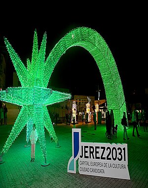Estrella de Jerez en la Plaza Belén