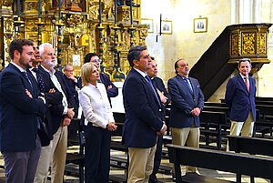La alcaldesa ha mantenido un encuentro con la Hermandad de la Veracruz