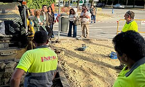 La alcaldesa ha realizado una visita técnica a la barriada de San Joaquín
