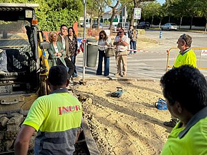 La alcaldesa ha realizado una visita técnica a la barriada de San Joaquín