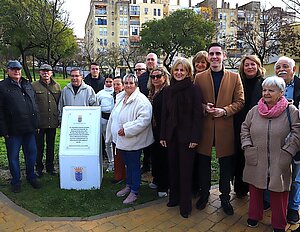 La alcaldesa preside el acto de homenaje a Sebastián Peña