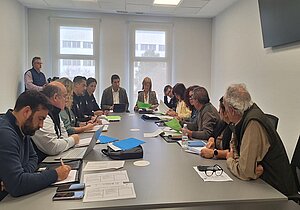 José Ignacio Martínez y Carmen Pina presiden la Mesa Técnica  de Seguridad de Distritos