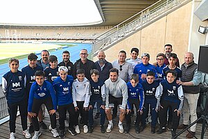 Tomás Sampalo asiste a la presentación de la Youth Supercap