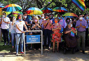 Inauguración del Parque del Orgullo LGTBIQA+