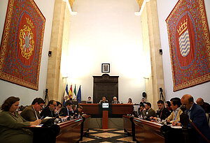 La Corporación durante la sesión de pleno