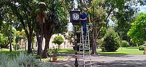Los Museos de La Atalaya han recuperado un histórico reloj